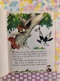 Vintage 1981 15th Printing Disney's Bambi Little Golden Book Hardcover