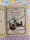 Vintage 1973 16th Printing Disney's Donald Duck's Toy Train Little Golden Book Hardcover