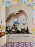 Vintage 1973 16th Printing Disney's Donald Duck's Toy Train Little Golden Book Hardcover