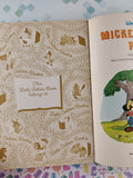 Vintage 1981 25th Printing Disney's Mickey Mouse's Picnic Little Golden Book Hardcover