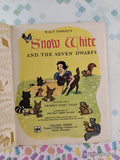 Vintage 1979 48th Printing Disney's Snow White & the Seven Dwarfs Little Golden Book Hardcover