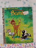 Vintage 1991 Disney's Bambi Little Golden Book Hardcover