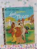 Vintage 1993 Disney's Lady & the Tramp Little Golden Book Hardcover