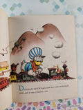 Vintage 1974 17th Printing Disney's Donald Duck's Toy Train Little Golden Book Hardcover