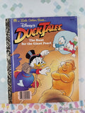 Vintage 1987 Disney's Duck Tales: the Hunt for the Giant Pearl Little Golden Book Hardcover