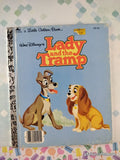 Vintage Disney's Lady & the Tramp Little Golden Book Hardcover