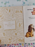Vintage Disney's Lady & the Tramp Little Golden Book Hardcover