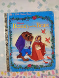 Vintage 1991 Disney's Beauty & the Beast Little Golden Book Hardcover