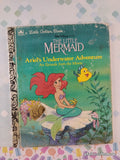 Vintage 1992 Disney's The Little Mermaid: Ariel's Underwater Adventure Little Golden Book Hardcover