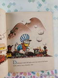 Vintage 1974 17th Printing Disney's Donald Duck's Toy Train Little Golden Book Hardcover