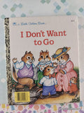 Vintage Disney's Donald Duck's Toy Sailboat / I Don't Want to Go Little Golden Book Set SEALED Hardcovers