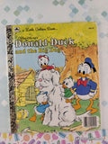 Vintage 1986 Disney's Donald Duck & the Big Dog Little Golden Book Hardcover