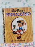 Vintage 1980 47th Printing Disney's Pinocchio Little Golden Book Hardcover