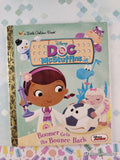 2013 1st Printing Disney's Doc McStuffins: Boomer Gets His Bounce Back Little Golden Book Hardcover