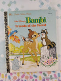 Vintage 1993 Disney's Bambi: Friends of the Forest Little Golden Book Hardcover