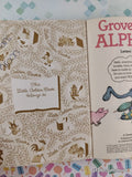 Vintage 1991 Sesame Street: Grover's Own Alphabet Little Golden Book Hardcover