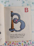 Vintage 1991 Sesame Street: Grover's Own Alphabet Little Golden Book Hardcover
