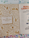 Vintage 1982 10th Printing Bugs Bunny's Carrot Machine Little Golden Book Hardcover
