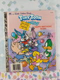 Vintage 1990 Tiny Toon Adventures: Happy Birthday Babs! Little Golden Book Hardcover