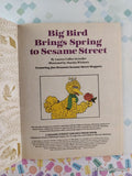 Vintage 1985 Big Bird Brings Spring to Sesame Street Little Golden Book Hardcover