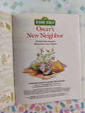 Vintage 1992 1st Printing Sesame Street: Oscar's New Neighbor Little Golden Book Hardcover, Like New