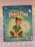 Vintage 1989 Disney's Peter Pan Little Golden Book Hardcover