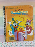 Vintage 1990 Donald Duck: Some Ducks Have All the Luck Little Golden Book Hardcover