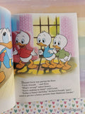 Vintage 1990 Donald Duck: Some Ducks Have All the Luck Little Golden Book Hardcover