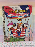 Vintage 1975 Disney's Donald Duck in America on Parade Little Golden Book Hardcover