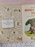 Vintage 1975 Disney's Mickey Mouse's Picnic Little Golden Book Hardcover