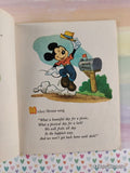Vintage 1975 Disney's Mickey Mouse's Picnic Little Golden Book Hardcover