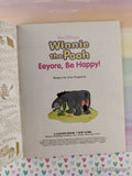 Vintage 1992 Disney's Winnie the Pooh: Eeyore, Be Happy! Little Golden Book Hardcover