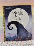 2021 Disney Tim Burton's The Nightmare Before Christmas Little Golden Book Hardcover, Like New