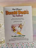 Vintage 1993 Disney's Donald Duck's Toy Sailboat Little Golden Book Hardcover