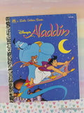 Vintage 1992 Disney's Aladdin Little Golden Book Hardcover, Like New