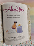 Vintage 1992 Disney's Aladdin Little Golden Book Hardcover, Like New
