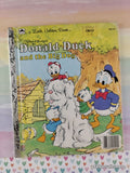 Vintage 1986 Disney's Donald Duck & the Big Dog Little Golden Book Hardcover