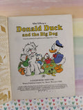Vintage 1986 Disney's Donald Duck & the Big Dog Little Golden Book Hardcover