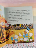 Vintage 1975 Disney's Donald Duck in America on Parade Little Golden Book Hardcover
