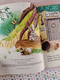 Vintage 1974 7th Printing Disney's Winnie-the-Pooh Meets Gopher Little Golden Book Hardcover