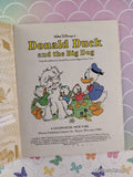 Vintage 1986 Disney's Donald Duck & the Big Dog Little Golden Book Hardcover