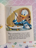 Vintage Disney's Donald Duck's Toy Sailboat Little Golden Book Hardcover