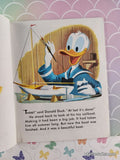 Vintage Disney's Donald Duck's Toy Sailboat Little Golden Book Hardcover