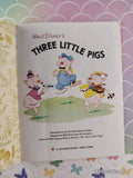 Vintage 2004 Disney's Three Little Pigs Little Golden Book Hardcover, Like New