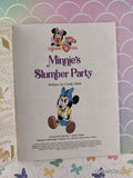 Vintage 1990 1st Printing Disney's Minnie's Slumber Party Little Golden Book Hardcover