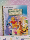 Vintage 1998 Disney's Pooh's Grand Adventure Little Golden Book Hardcover