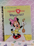 Vintage 1992 Disney's Minnie 'n Me: Where's Fifi? Little Golden Book Hardcover