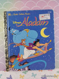 Vintage 1992 Disney's Aladdin Little Golden Book Hardcover