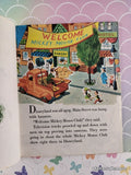 Vintage 1979 5th Printing Disney's Mickey Mouse & the Missing Mouseketeers Little Golden Book Hardcover