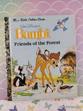 Vintage 1992 Disney's Bambi: Friends of the Forest Little Golden Book Hardcover